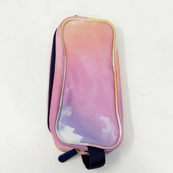 POTTERY BARN TEEN Rainbow Cloud GEAR UP Recycled Pencil Case 8” X 3” X 1.5” - Picture 1 of 8